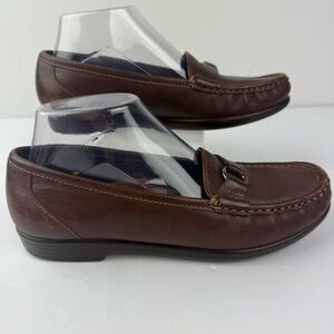 SAS Womens 8N Tripad Comfort Brown Leather Slip On Loafer